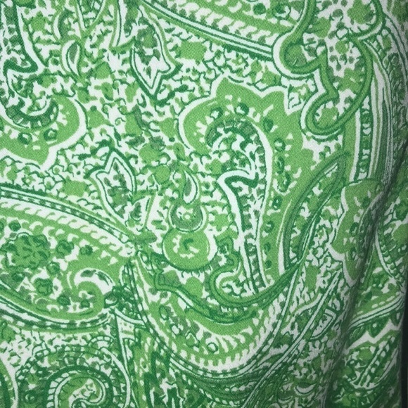 Appleseed’s Green Paisley Pants Size 6​​​​ - Picture 2 of 6